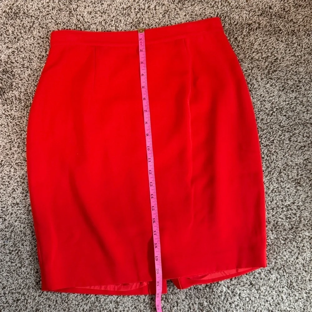 VotreNom NWT Red Skirt for Women Size Petite 42 (European Size)